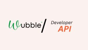 Wubble Developer API announcement